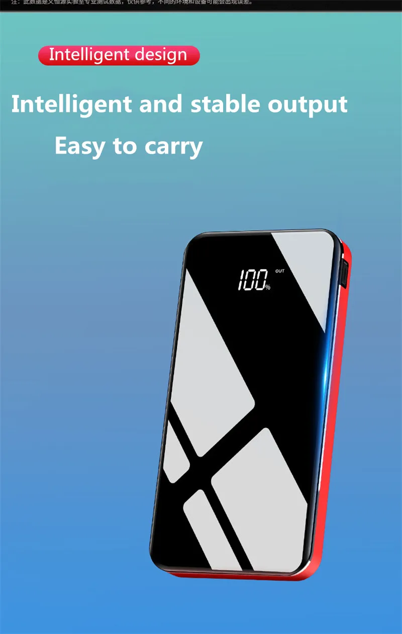 Портативное зарядное устройство 10000 мА · ч для iPhone 11 pro 2.0A Быстрая зарядка двойной