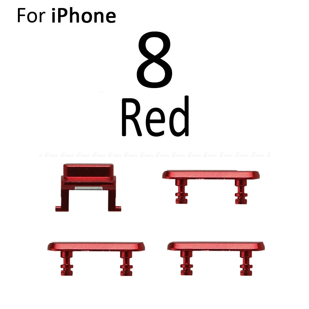 Боковая кнопка для iPhone 8 Plus SE 2020 включения и выключения громкости бесшумный