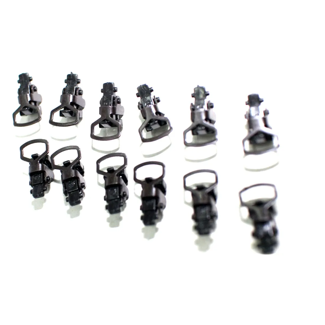 12 шт 1:160 масштаб N сцепления крючки станок и песок Украшение стола модель здания