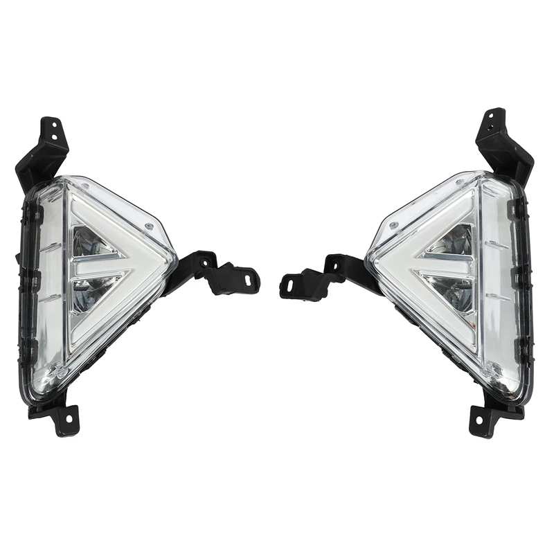 

for Hyundai Elantra 2019-2020 Pair Front LED Fog Light DRL Daytime Running Light with Turn Signal Lamp