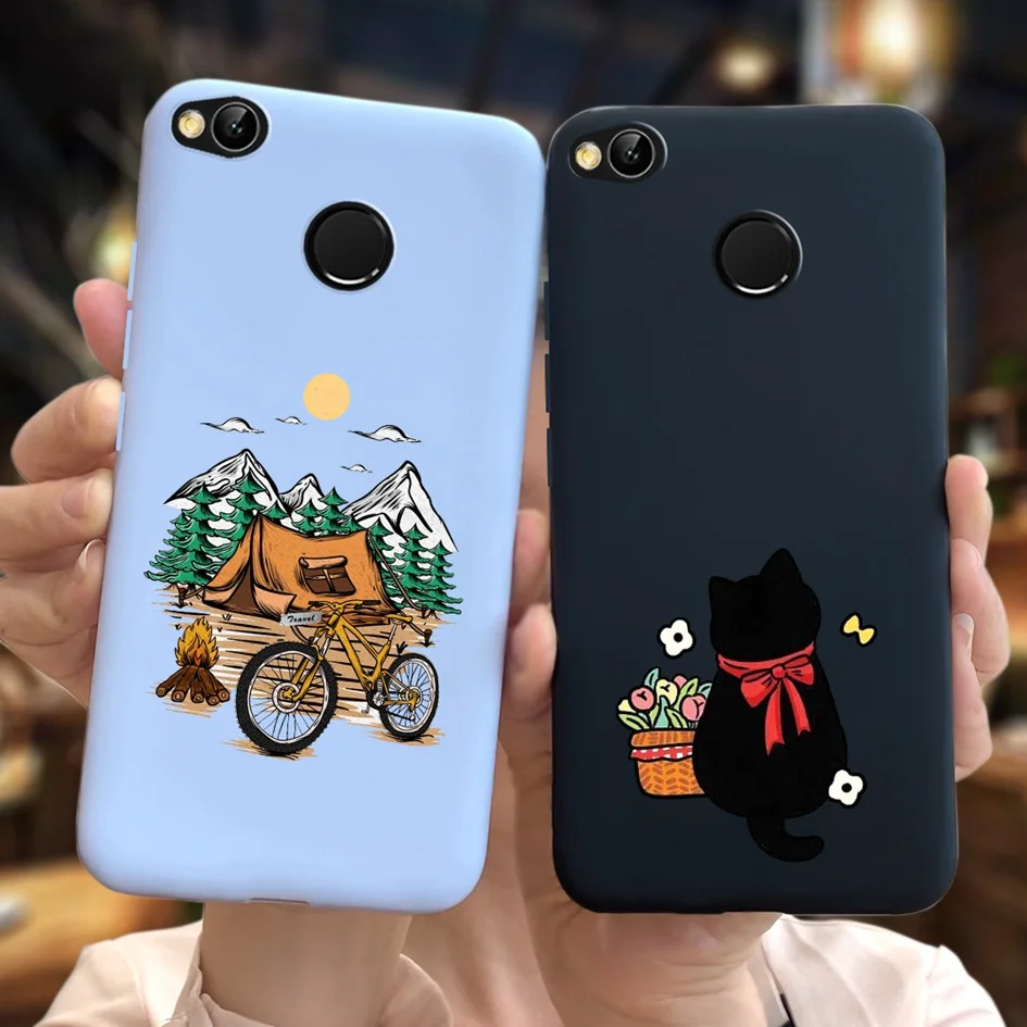 Чехол для Xiaomi Redmi 4 4X популярная этикетка наклейки ярлык яркий Xiomi X мягкий бампер