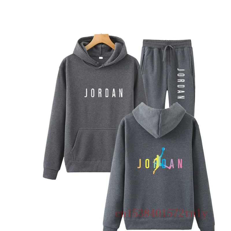 

Autumn Winter 2 Piece Set Women Hoodie Pants Printed Tracksuit Pullover Sweatshirt Trousers With Pockets Tracksuit Suits