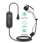Evse SAE J1772 16A тип 1 умное зарядное устройство для электромобиля с европейской вилкой для электрической автомобильной зарядной станции 5 м