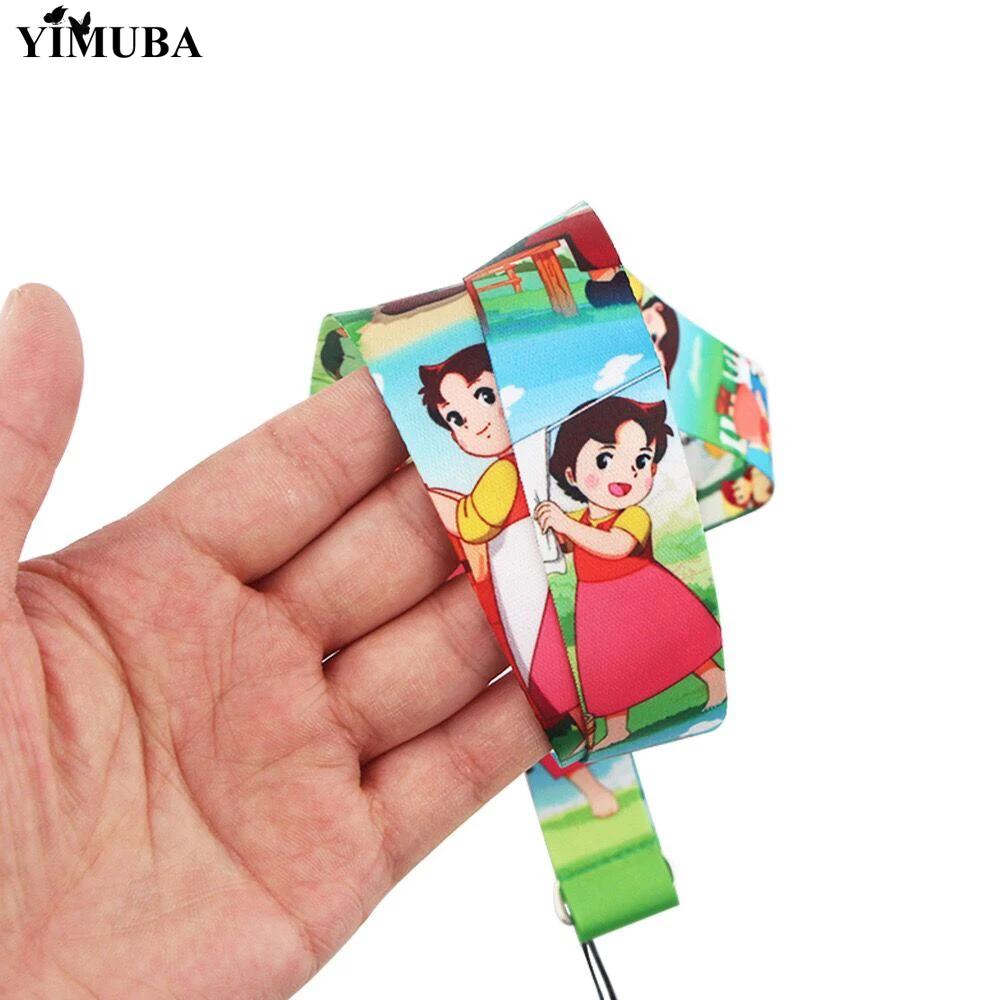 Аниме Хайди девочка от Альп-карабином новые стильные тесёмки оптом брелок для