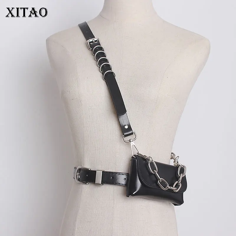 Женская мини-сумка на талию XITAO, из полиуретана, с металлической цепочкой, лето, LDD2106 от AliExpress RU&CIS NEW