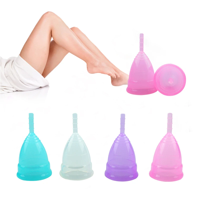 

Menstrual Reusable Lady Cup Feminine Hygiene Recyclable Soft Menstrual Collector For 12 Hours Reusable Silicone Copa