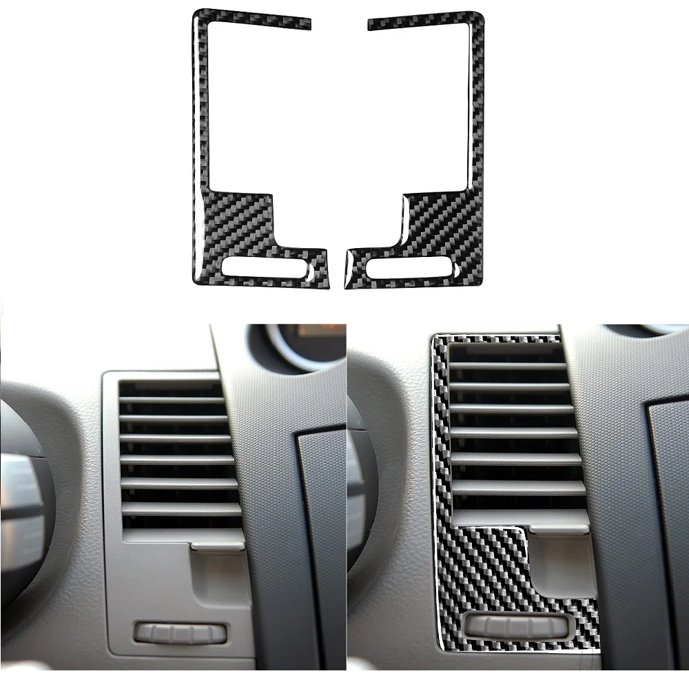 

Carbon Fiber Dash Both Side Air Outlet Frame Cover Air Vent Trim Modified Cover For Nissan 350Z Z33 2003-2009