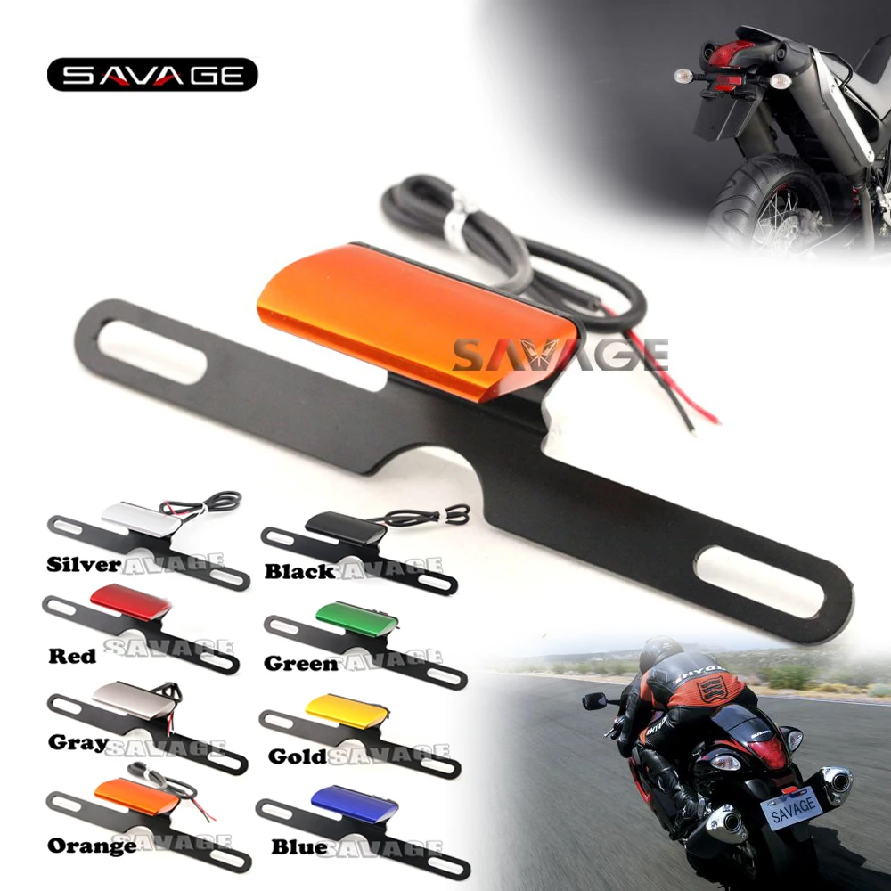 Универсальный светодиодный светильник номерного знака для KTM RC 125 200 390 DUKE/ 690 DUKE SMC R