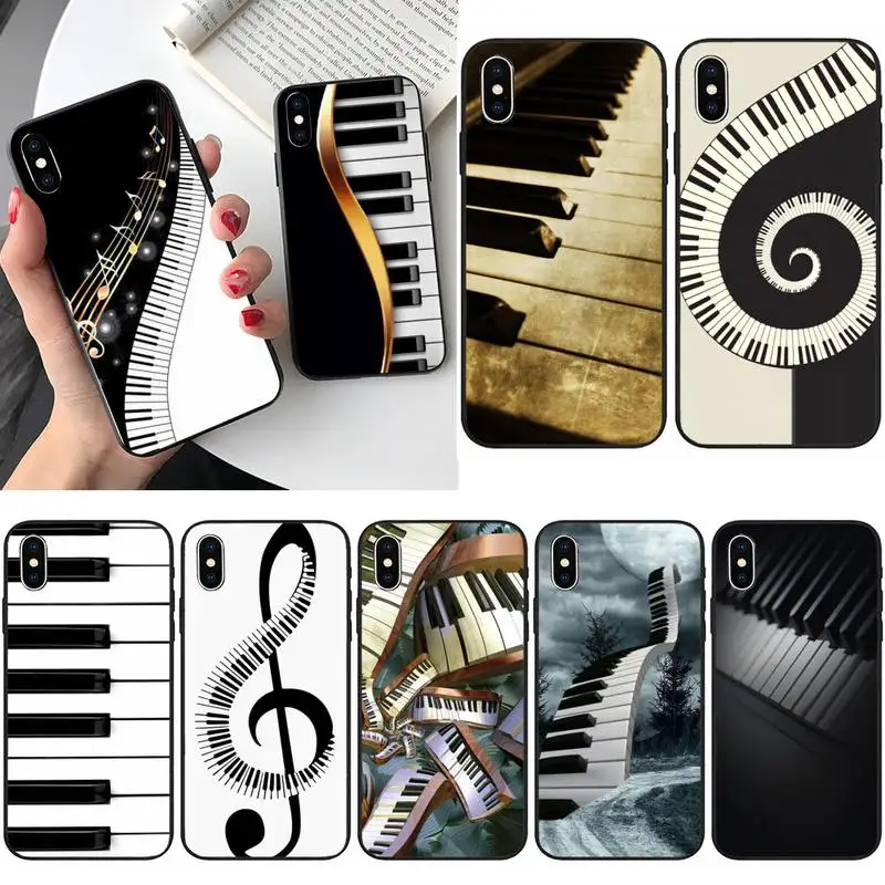 

Music piano elegant Phone Case For iPhone 12 Mini 11 Pro XS Max X XR 7 8 Plus