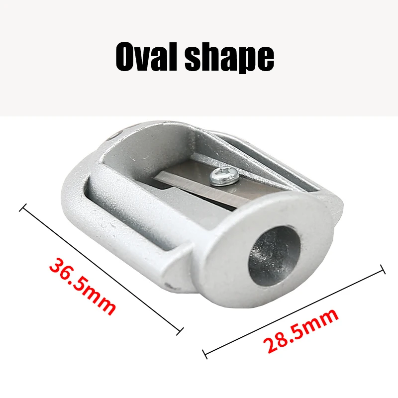 Deli 1pcs Pencil Sharpener Metal Aluminum Office Supplies Student Learning Stationery Creative Simple Portable Durable Strong | Канцтовары