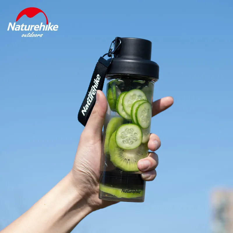 Naturehike 400ml Infuser Water Bottle plastic Fruit infusion adult Kids Drink Outdoor Sports bottle Juice lemon Portable Kettle | Спорт и