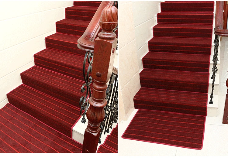 13-piece non-slip stair carpet self-adhesive European-style garden flower living room soft step pad | Дом и сад