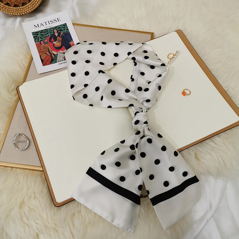 

Silk Scarf Women Shawls Wraps Fashion Small Hair Neck Hijabs Foulard Scarves Female Lady bufanda seda mujer echarpe ete soie