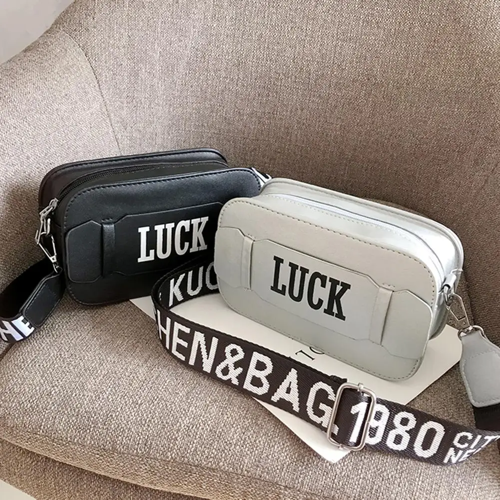 2020 модная женская сумка через плечо (маленькая квадратная с буквенным принтом