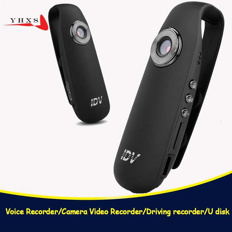 

Portable Mini IDV007 Full HD 1080P Mini DV Camera Dash Cam Wearable Body Bike H.264 Voice Vedeo Recorder Camcorder