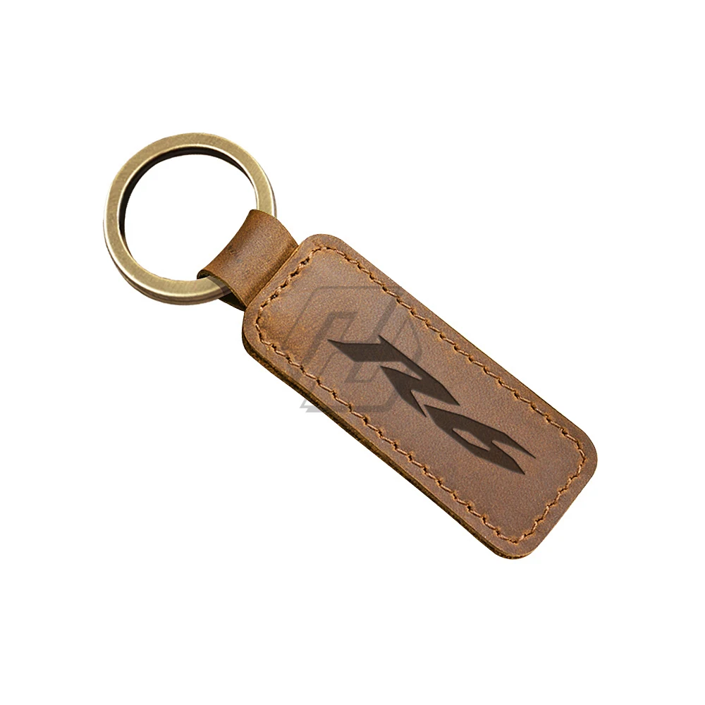 

Motorcycle Keychain Cowhide Key Ring Case for Yamaha YZF-R6 R6 Models