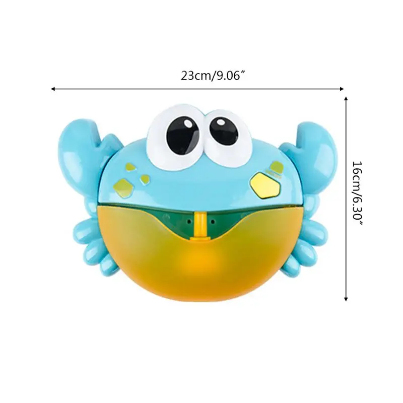 

Automatic Bath Bubble Machine Crab Bath Bubble Maker Bath Music Toy for Kids
