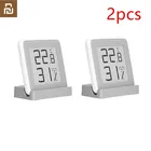 Цифровой измеритель влажности Youpin MiaoMiaoCe E-Link, высокоточный термометр, датчик температуры и влажности, ЖК-экран C2 #