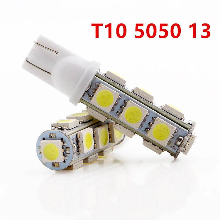 

10PCS Auto LED T10 5050 13 LED Width Lamp Reading Lamp Door Side Lamp