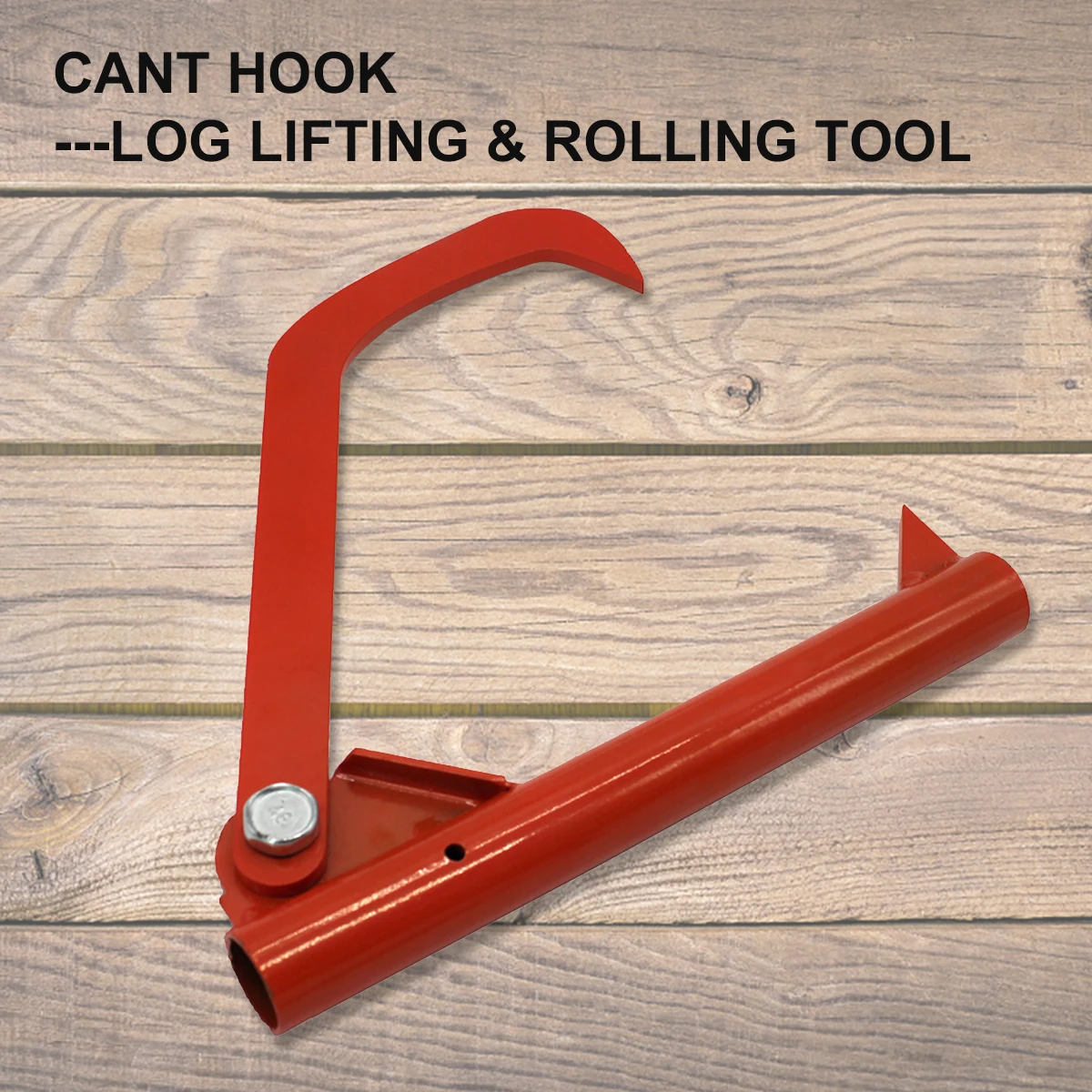 

Steel Cant Hook Log Lifting Rolling Tool (No Handle)