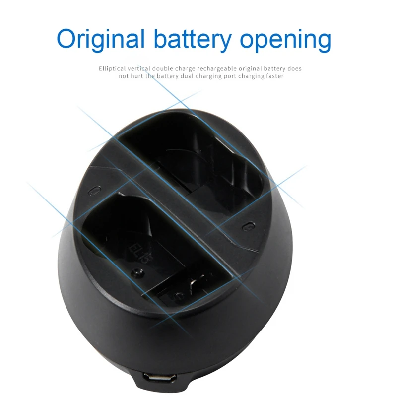 ABKK-En-El15 Battery Charger Dual Usb For Nikon D600 D610 D7000 D7100 D800 D810 D750 | Электроника