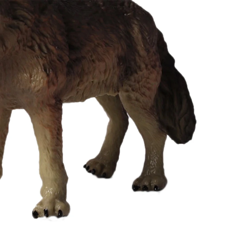 

2 Pcs Diy Wolf Toy Forest Wild Animal Model Home Decoration Children Education Gift, 16.5X11.5X5cm & 20X6X13.5cm