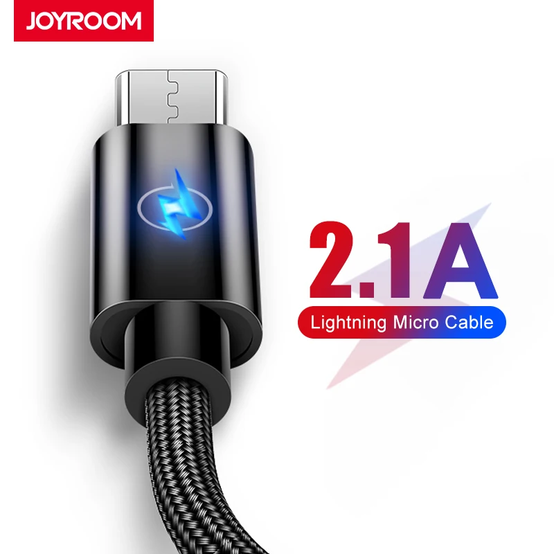 Joyroom, Micro USB кабель, быстрая зарядка, USB кабель для передачи данных, шнур, зарядное устройство, Microusb кабель для samsung, Xiaomi Redmi, Android, Microusb, 1 м