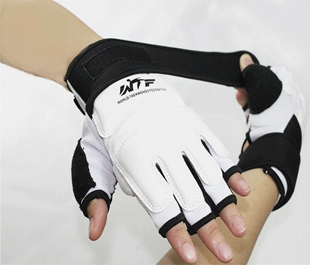 

ММА Муай Тай Детские Взрослые Мужчины Женщины Полу-Пальчиковые перчатки для тхэквондо каратэ Спортивная игровая стандартная униформа