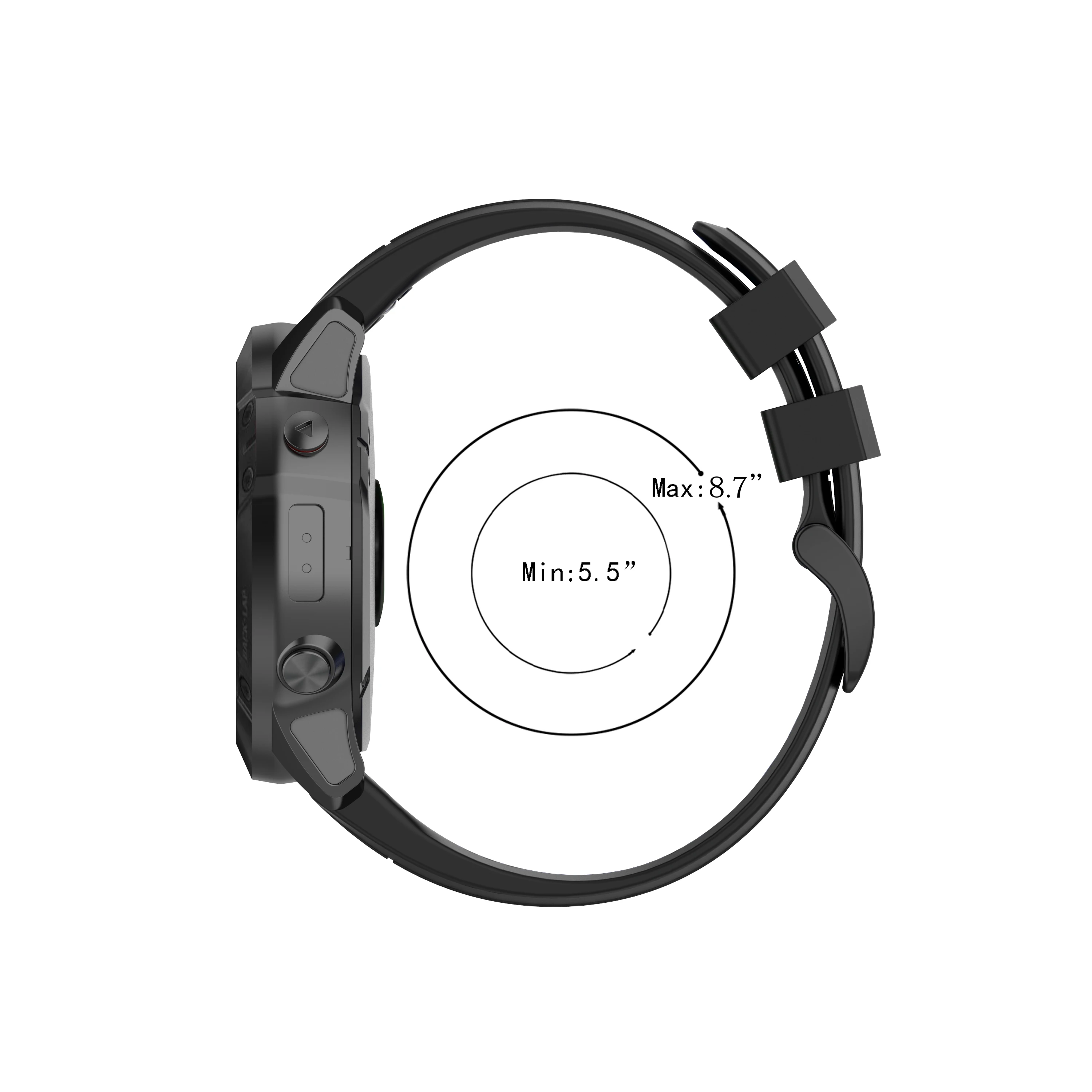 

20 26mm Quick Release easyFit strap for Garmin Fenix 6X 6 6S pro 5 5X 5S Plus 22mm Silicone Strap for Forerunner 935 945 Band