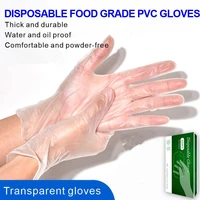 new 20 100ppcs pvc disposable gloves waterproof powder free paint cosmetology for kitchen supplies laboratory cleaning gloves