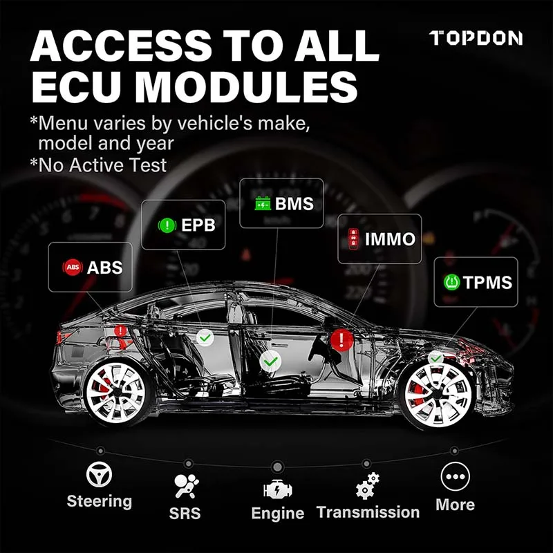 TOPDON ArtiDiag800 BT OBD2 сканер авто инструменты все системы автомобильный