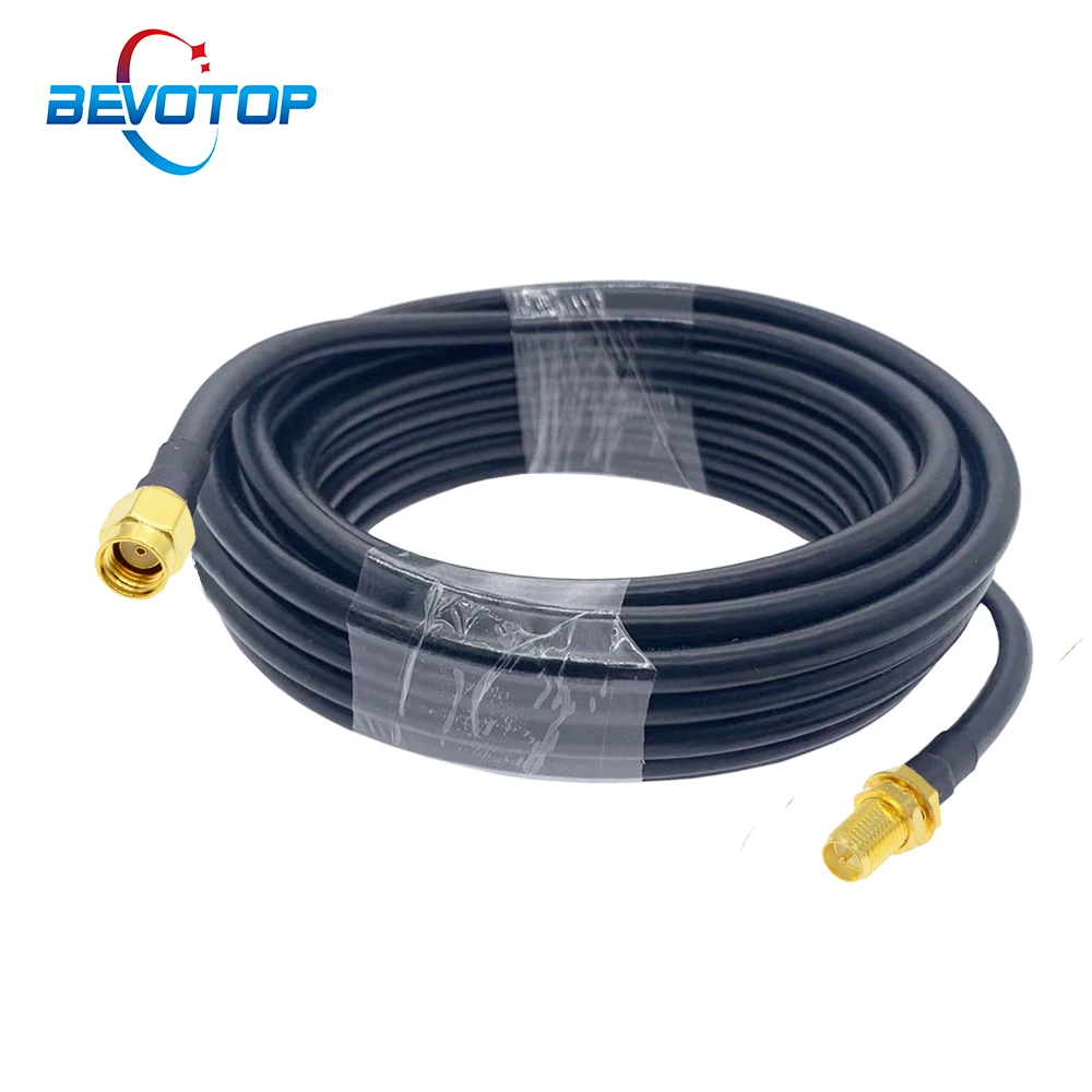 1 м 2 5 10 20 RG58 кабель армированным пластиком SMA RP женский перегородки Wi Fi антенны