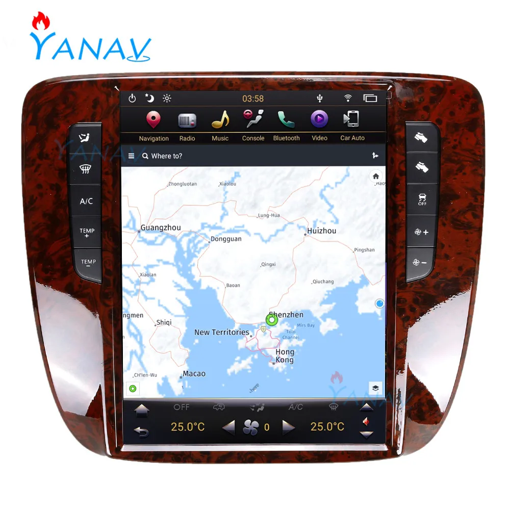 Автомагнитола Tesla Android стереоприемник для GMC Yukon/ Chevrolet Tahoe 2007 2012 вертикальный экран