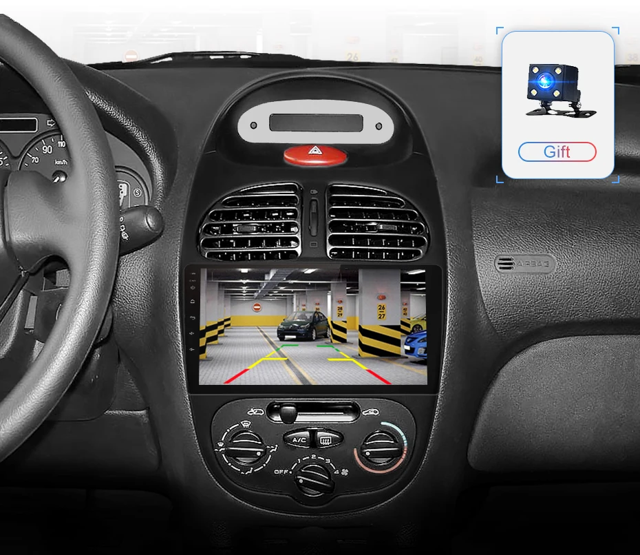 AWESAFE для peugeot 206 2001 2002 2003 2004-2008 Автомобиль Радио Мультимедийный видеоплеер gps без 2din 2 din Android 8,1 2 ГБ+ 32 ГБ