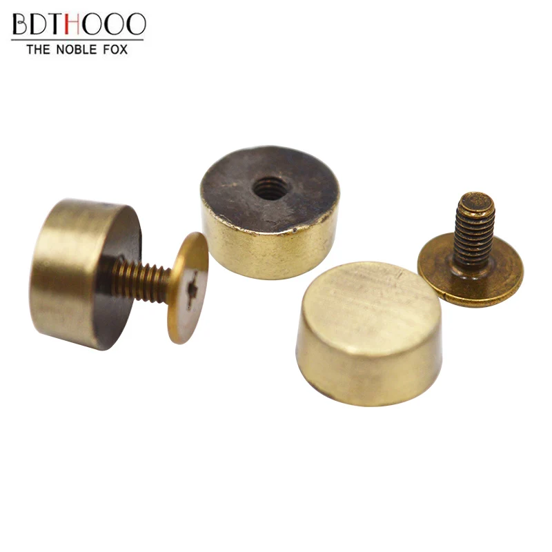 10 шт 1 см сумка Нижняя штифты заклепки для кожаных кнопок винт одежда обувь сумки