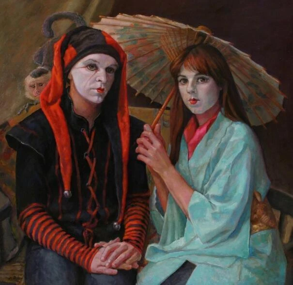 Зонт женский Шелковый в японском стиле декоративный бумажный зонтик для древних