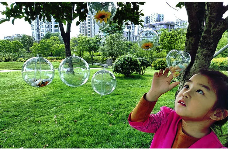 15 шт. 6 см прозрачная подвесная Рождественская гирлянда украшение для