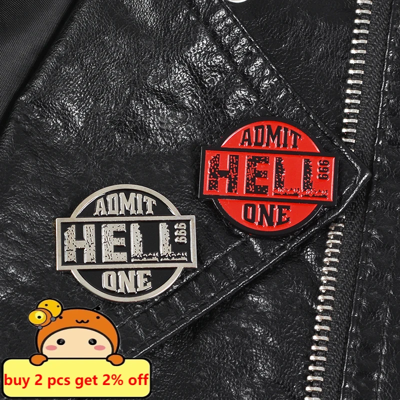 Эмалированные заколки для кинотеатра эмалированные значки в стиле панк чёрный