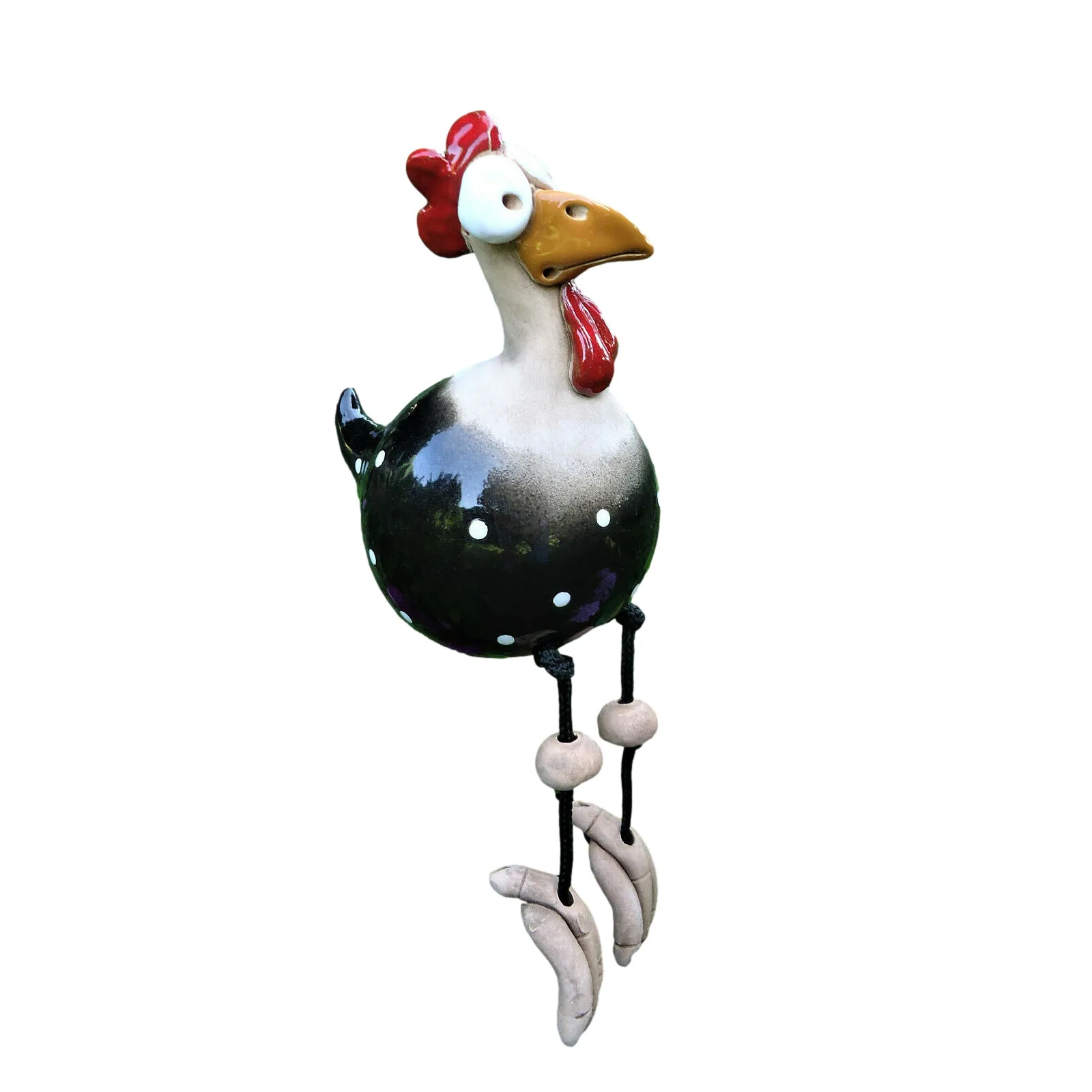 

Yard Art Decor Chicken Garden Lawn Plug Hen Rooster Ornaments Hens Bird Statues Edge Seater Indoor Outdoor Backyard Decors