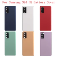 battery cover rear back door panel housing for samsung s20 fe battery door with camera lens replacement part