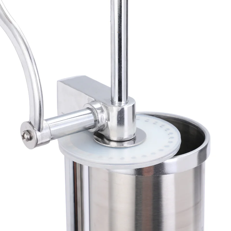 Кг/3 кг/6LBS домашние колбачный шприц Нержавеющая Сталь Ручной вертикальный