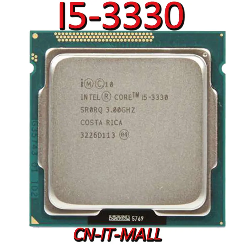 

Pulled I5-3330 CPU 3.0G 6M 4 Core 4 Thread LGA1155 Processor