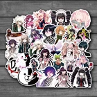 50 шт. наклейки Danganronpa для детей банки гитары холодильника ноутбука автомобиля набор наклеек аниме наклейки чемодан