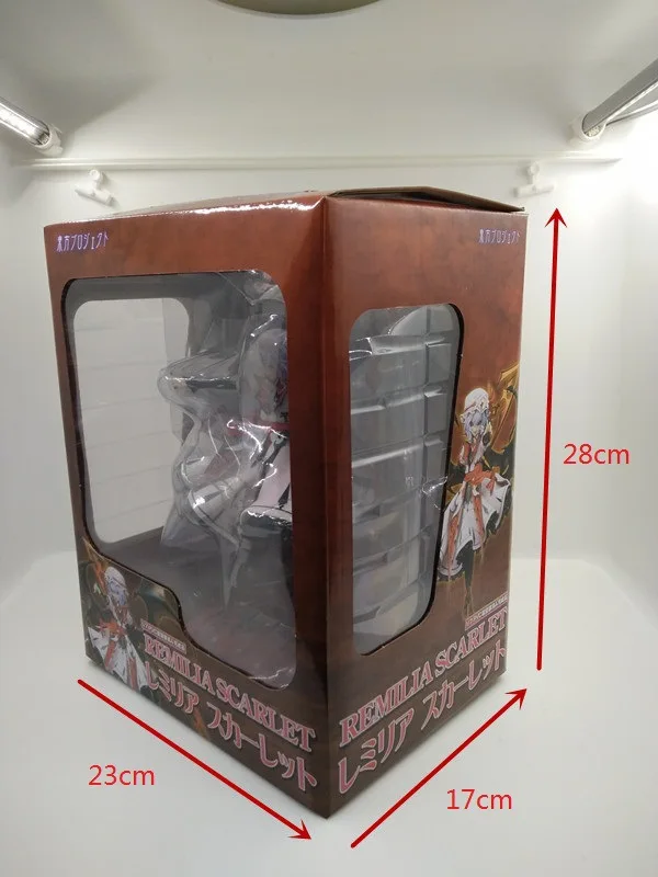 

Hot Anime 22cm TouHou Project Red Devil Remilia Scarlet 1/8 Scale Painted PVC Action Figure Model Collection Toys Doll lelakaya