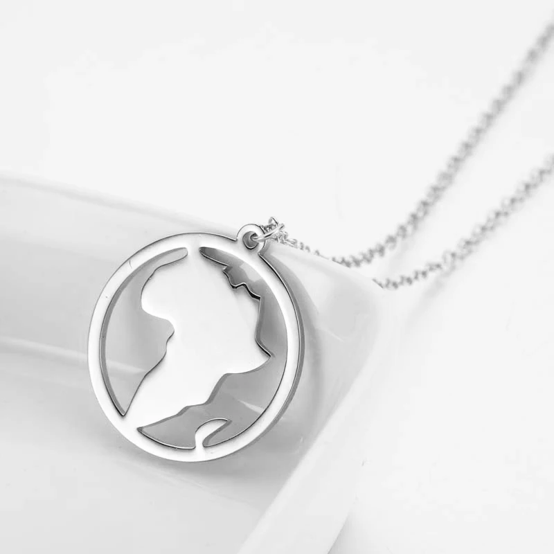 Sasusp винтажное ожерелье с африканскими картами для детей подарок на Новый год