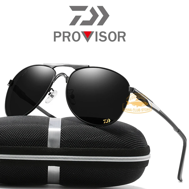 

DAIWA New Metal Fishing UV Protection Sunglasses Men's Classic Retro Polarized Sunglasses Outdoor Driving Fishing Sunglasses
