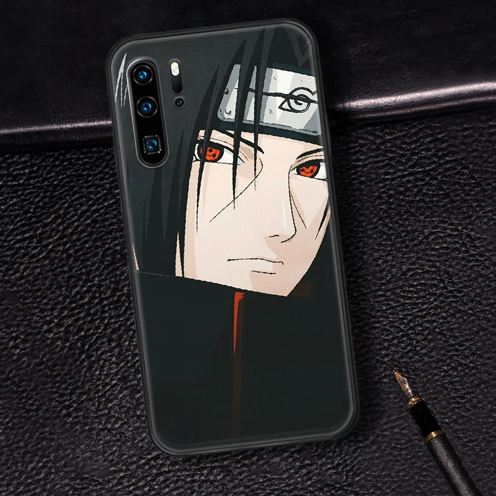 

Naruto Kakashi Itachi Sasuke Phone Case For Huawei P Mate 10 20 30 40 Pro Lite Smart 2019 2021 black Shell Tpu Cell Soft