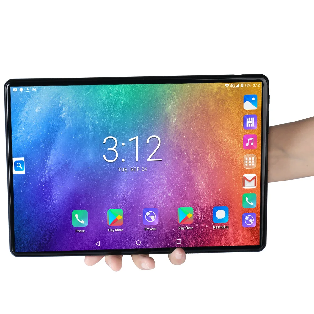 10,1 ''планшетный ПК 2.5D Закаленное стекло Android 9,0 десять ядер 8 ГБ+ 128 Гб мобильный телефон SIM карта 3g вызов ips ЖК-дисплей компьютер ПК