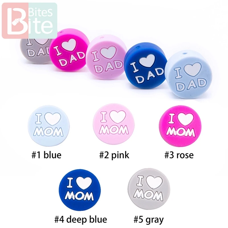 Силиконовые Прорезыватели для мамы и папы 5 шт. цепочки зажимы пустышки детские