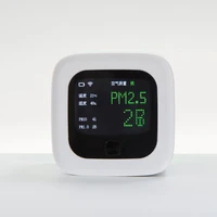 wi fi thermometer hygrometer pm2 5 environmental co2 smart thermal sensor gas detector screen smart life